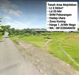 Tanah Siap Bangun Area Mojolaban