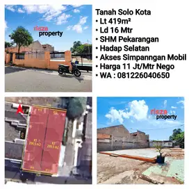 Jual Tanah Premium Area Solo Kota Dekat Pusat Bisnis