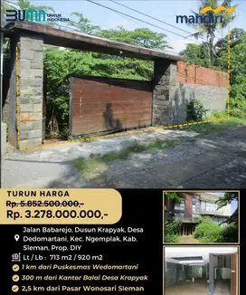 RUMAH ASET LELANG MURAH DEKAT STADION MAGUWO