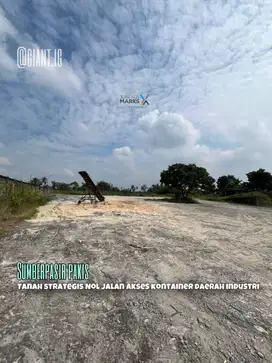 Tanah strategis akses kontainer cocok buat gudang di Sumberpasir Pakis