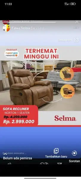 Sofa recliner Norton