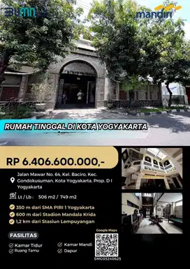 RUMAH KLASIK ASET LELANG DEKAT STADION MANDALA KRIDA