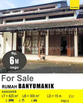 DIJUAL RUMAH DI BANYUMANIK A4043