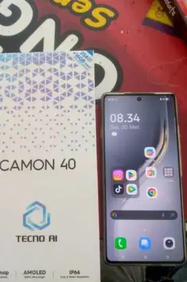 Techno AI camon 40 4G 8/128