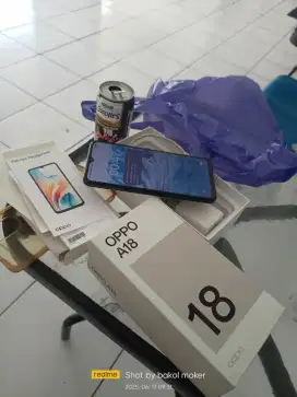 Oppo A18 ram 4/128gb istimiwir