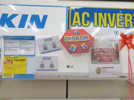 AC LG 1.5 PK Kredit tanpa CC