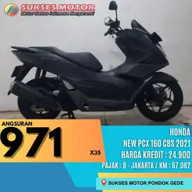 SYARAT KREDIT KTP KK HONDA NEW PCX 160 CBS TH 2021 DP 900RB'AN