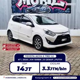 Agya 1.2 TRD at 2020 km 10rbn garansi mesin transmisi 5 tahun