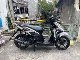 Scoopy Fi 2018 Coklat Hitam LED