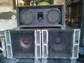 Dijual sound speaker njedug n horeg power 1 box,2 channel