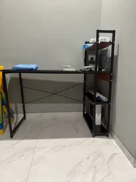 Meja belajar meja tulis minimalis