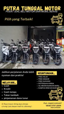 Yamaha aerox cybercity siap pakai