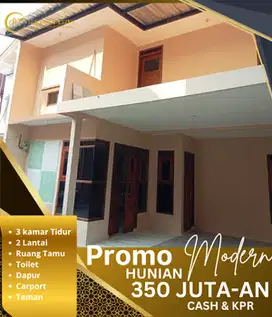 Rumah 2 lantai harga terjangkau di lokasi strategis hanya 350 jutaan
