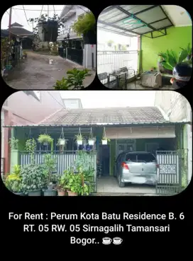 Dikontrakan Rumah nyaman