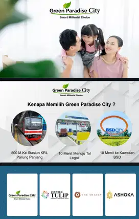 Modal 200rb langsung Akad. Dekat Stasiun Parung Panjang dan Toll Legok