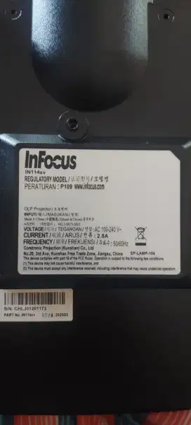 Infocus  in 114