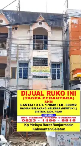 Ruko di kampung Melayu barat