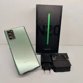 Samsung Galaxy Note 20 Fullset Mystic Green 8/256GB Mulus No Minus