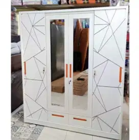 Lemari pakaian bahan plat besi