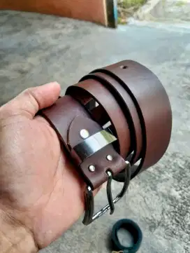 Free Ongkir Sabuk Kulit Asli pria