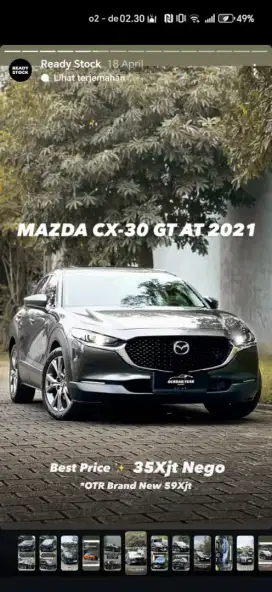 Mazda CX-30 GT 2021 (L) Grey Tgn 1