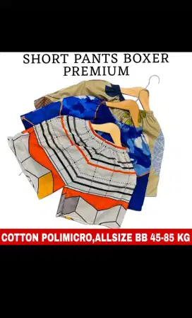 Paket usaha celana boxer pria wanita allsize isi 100 pcs