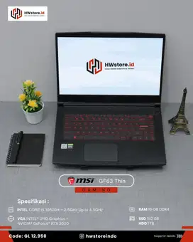 Laptop MSI GF64 Thin