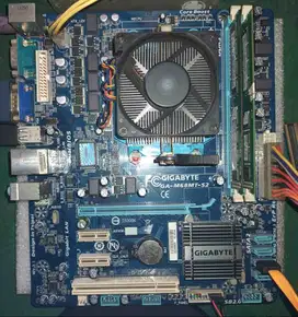 Jual MOBO Gigabyte GA-M68MT-S2 (Socket AM3+)+ATHL II X2 250+Ddr3 2 Gb