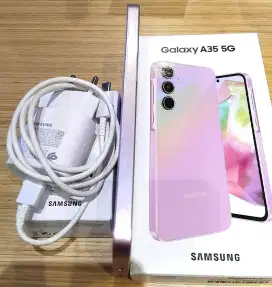 Samsung A 35 5g Ram 8/258 Gb msh garansi sein 9 bln , full set, & nota