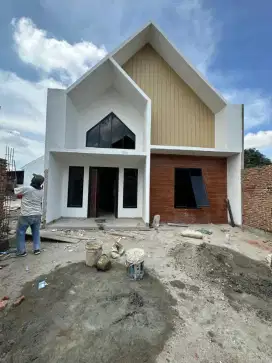 RUMAH MODEL SCANDINAVIAN LEBAR 6x18 LUAS 60 KAMAR 3
