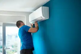 Service AC cuci AC bongkar pasang AC servis mesin kulkas