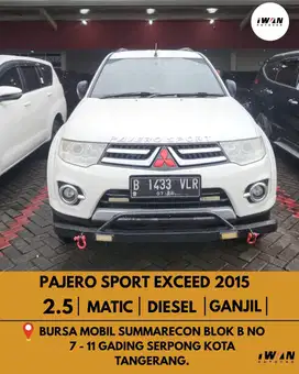 2015 Mitsubishi Pajero Exceed 2.5 Diesel AT