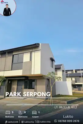 Disewakan Rumah Baru Keren Hook di Park Serpong