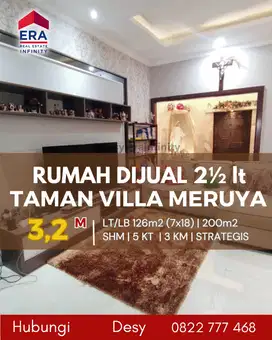 Dijual Cepat Rumah Taman Villa Meruya