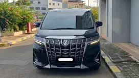 Km30rb toyota alphard g atpm tss 2021 hitam pilotseat
