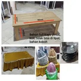 Jual meja oshin set bekas