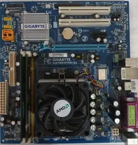 Jual MOBO Gigabyte GA-MA69VM-S2 (Socket AM2)+ATHL 64 X2 4600+Ddr2 2 Gb