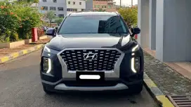 Hyundai palisade signature diesel 2021 biru moonlight blue sunroof