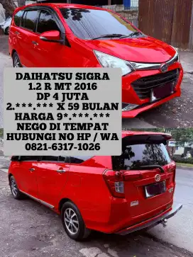 DAIHATSU SIGRA 1.2 R MT 2016 DP 4 JUTA