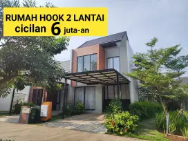 Rumah hook 2 lantai di metland cibitung