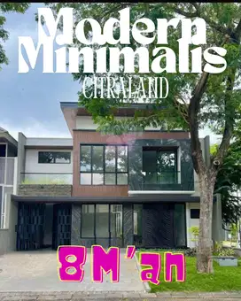 Rumah Citraland Utama, Surabaya Barat dekat Universitas Ciputra