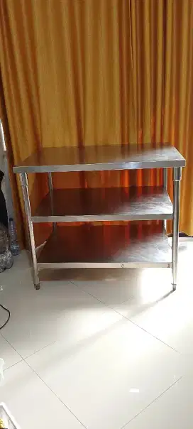 Meja Stainless & Rak Besi