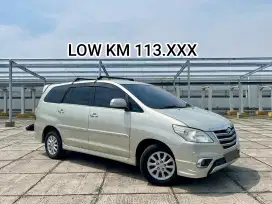 (LOW KM 113RB) TOYOTA KIJANG INNOVA V LUX 2013