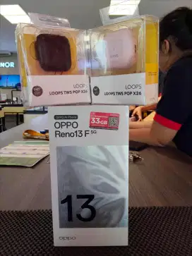 Oppo reno 13f 5g 12/256 free loops tws