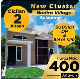 Rumah Baru Dekat Surabaya DP 1 jt angsuran 2 jutaan