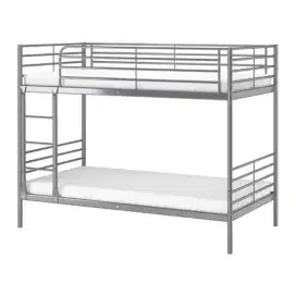 Ranjang Tingkat Besi SVARTA IKEA (Original)