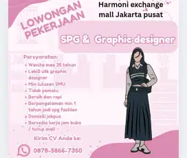 SPG Dan Graphic designer DTF, kaos designer