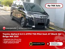 [ LOW KM ] Toyota Alphard 2.5 G ATPM TSS Pilot Seat AT 2021/2022