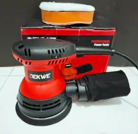New mesin poles dual action sander orbital amplas penghalus kayu besi