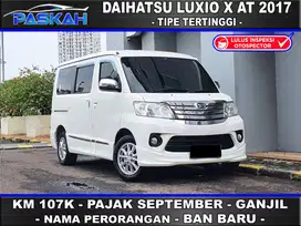 Km=107rb GANJIL pajak=sept Daihatsu Luxio X automatic at 2017